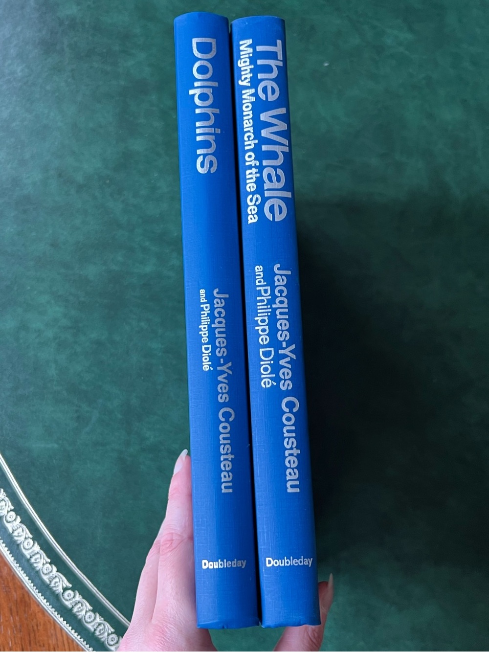 Set of 2 Books The Undersea Discoveries Dolphins and The Whale